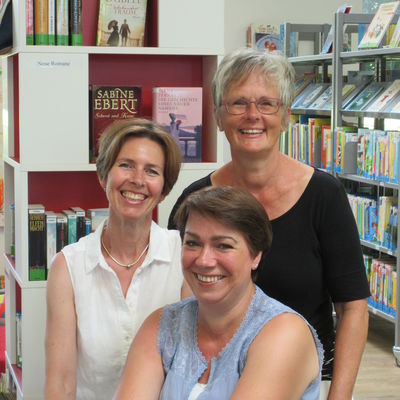 Das Team der Bcherei Schnkirchen: v.l. Gunda Nitschke, Tanja Biyikli und Eva Irion