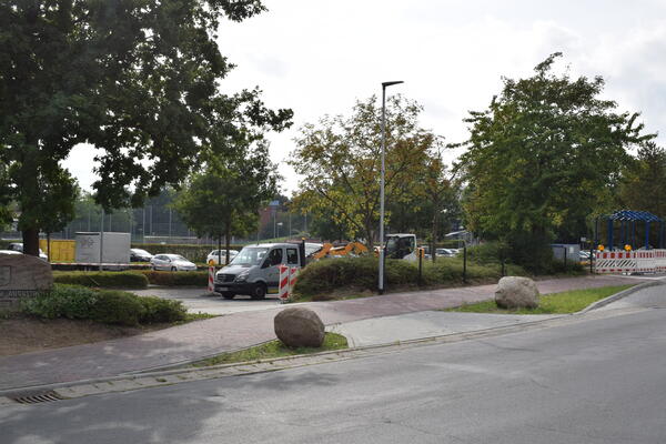 Neue Einfahrt Parkplatz Augustental