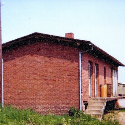 Das Wartungs- und Materialhaus (KSch10390) im Mai 1975